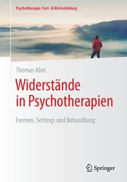 Cover von Widerstände in Psychotherapien