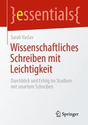 Cover von Wissenschaftliches Schreiben mit Leichtigkeit