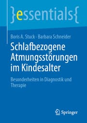 Cover von Schlafbezogene Atmungsstörungen im Kindesalter