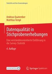 Cover von Datenqualität in Stichprobenerhebungen