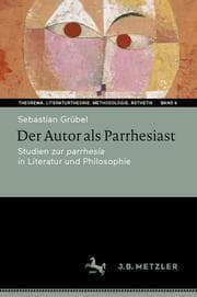 Cover von Der Autor als Parrhesiast