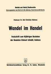Cover von Wandel im Handel