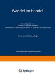 Cover von Wandel im Handel