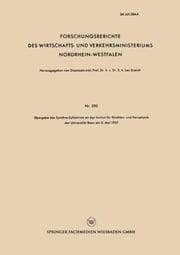 Cover von Übergabe des Synchro-Zyklotrons an das Institut für Strahlen- und Kernphysik der Universität Bonn am 8.Mai 1957