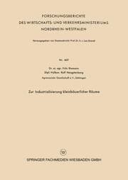 Cover von Zur Industrialisierung kleinbäuerlicher Räume