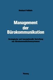 Cover von Management der Bürokommunikation