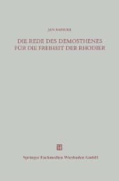 Cover von Die Rede des Demosthenes für die Freiheit der Rhodier