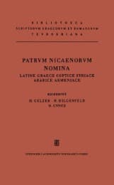 Cover von Patrvm Nicaenorvm Nomina