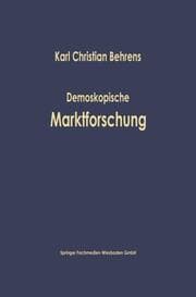 Cover von Demoskopische Marktforschung