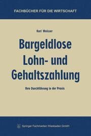 Cover von Bargeldlose Lohn- und Gehaltszahlung