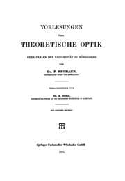Cover von Vorlesungen über Theoretische Optik