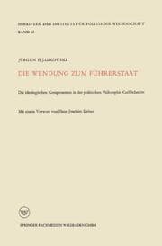 Cover von Die Wendung zum Führerstaat