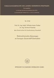 Cover von Elektrochemische Messungen an Inertgas-Sauerstoff-Gemischen