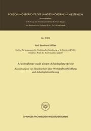 Cover von Arbeitnehmer nach einem Arbeitsplatzverlust