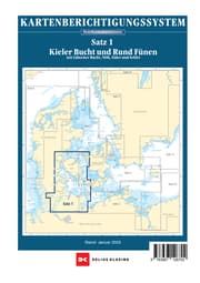 Cover von Berichtigung Sportbootkarten Satz 1: Kieler Bucht und Rund Fünen (Ausgabe 2023)
