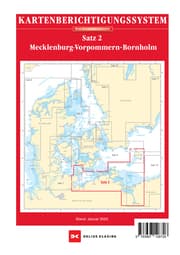 Cover von Berichtigung Sportbootkarten Satz 2: Mecklenburg-Vorpommern - Bornholm (Ausgabe 2023)