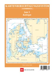 Cover von Berichtigung Sportbootkarten Satz 5: Kattegat (Ausgabe 2023)