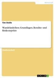 Cover von Wandelanleihen. Grundlagen, Rendite- und Risikoaspekte