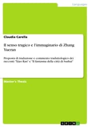 Cover von Il senso tragico e l'immaginario di Zhang Yueran