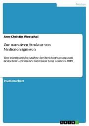 Cover von Zur narrativen Struktur von Medienereignissen