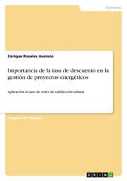Cover von Importancia de la tasa de descuento en la gestión de proyectos energéticos
