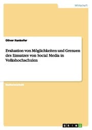 Cover von Evaluation von Möglichkeiten und Grenzen des Einsatzes von Social Media in Volkshochschulen