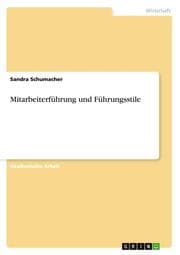 Cover von Mitarbeiterführung und Führungsstile