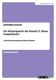 Cover von Die Körpersprache des Hundes (5. Klasse, Gesamtschule)