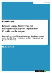 Cover von Können soziale Netzwerke zur Entstigmatisierung von psychischen Krankheiten beitragen?