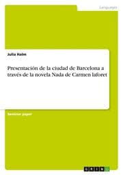 Cover von Presentación de la ciudad de Barcelona a través de la novela Nada de Carmen laforet