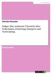Cover von Erdgas. Eine weltweite Übersicht über Vorkommen, Förderung, Transport und Verwendung