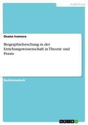 Cover von Biographieforschung in der Erziehungswissenschaft in Theorie und Praxis