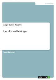 Cover von La culpa en Heidegger