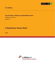 Cover von Is Dependency Theory Dead?