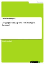 Cover von Geographische Aspekte vom heutigen Russland