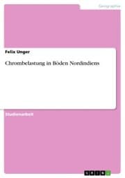 Cover von Chrombelastung in Böden Nordindiens