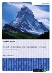 Cover von Cloud Computing am Finanzplatz Schweiz. Chancen und Gefahren