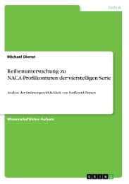 Cover von Reihenuntersuchung zu NACA-Profilkonturen der vierstelligen Serie