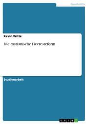 Cover von Die marianische Heeresreform