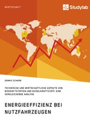 Cover von Energieeffizienz bei Nutzfahrzeugen. Technischer und wirtschaftlicher Aspekte von Biokraftstoffen und Dieselkraftstoff
