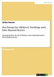 Cover von Das Prinzip der effektiven Nachfrage nach John Maynard Keynes