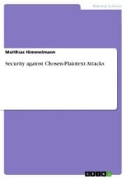 Cover von Security against Chosen-Plaintext Attacks