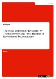 Cover von The social contract in 'Leviathan' by Thomas Hobbes and 'Two Treatises of Government' by John Locke