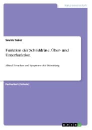 Cover von Funktion der Schilddrüse. Über- und Unterfunktion