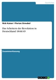 Cover von Das Scheitern der Revolution in Deutschland 1848/49