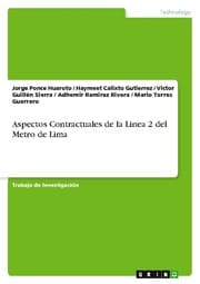 Cover von Aspectos Contractuales de la Linea 2 del Metro de Lima