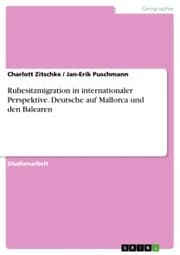 Cover von Ruhesitzmigration in internationaler Perspektive. Deutsche auf Mallorca und den Balearen