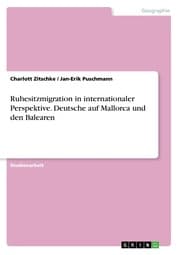 Cover von Ruhesitzmigration in internationaler Perspektive. Deutsche auf Mallorca und den Balearen