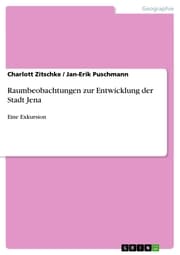 Cover von Raumbeobachtungen zur Entwicklung der Stadt Jena