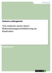 Cover von 'Ich entdecke meine Sinne'. Wahrnehmungssensibilisierung im Kindesalter